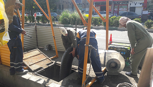 پروژه پوشش حفاظتی تونل فاضلاب کمیل-امام خمینی غرب تهران
